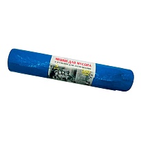 Мешки для мусора 200 л, с завязками, синие, в рулоне 5 шт., ПВД, 45 мкм, 1100х850 мм, Концепция Быта Vitalux, 604934 в Краснодаре