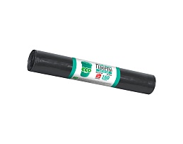 Мешки для мусора 160 л, черные, в рулоне 10 шт., ПВД, 25 мкм, 1100х800 мм, GRIFON, 101-031 в Краснодаре