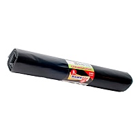 Мешки для мусора 240 л, черные, в рулоне 5 шт., ПВД 80 мкм, 1300х900 мм, МЕШКОFF, 4217 в Краснодаре
