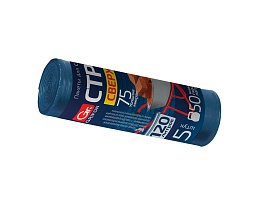 Мешки для мусора 120 л, трехслойные, синие, в рулоне 5 шт., ПВД, 75 мкм, 1100х700 мм, GRIFON PROFF СТРОЙКА, 101-521 в Краснодаре