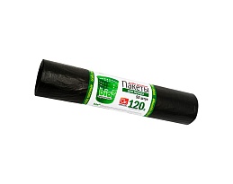 Мешки для мусора 120 л, серые, в рулоне 50 шт., ПНД, 16 мкм, 1100х700 мм, GRIFON, 101-015 в Краснодаре