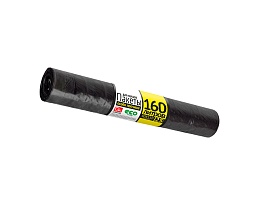 Мешки для мусора 160 л, черные, в рулоне 25 шт., ПВД, 40 мкм, 1100х800 мм, GRIFON, 101-030 в Краснодаре