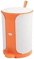Контейнер для мусора Sтилъ с педалью 11 л оранжевый 11 оранжевый в Краснодаре
